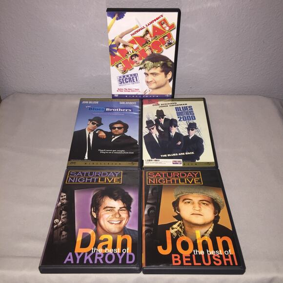 Dvd Dan Aykroyd / John Belushi Lot Snl / Animal House / Blues Brothers + BB 2000 - Picture 1 of 10